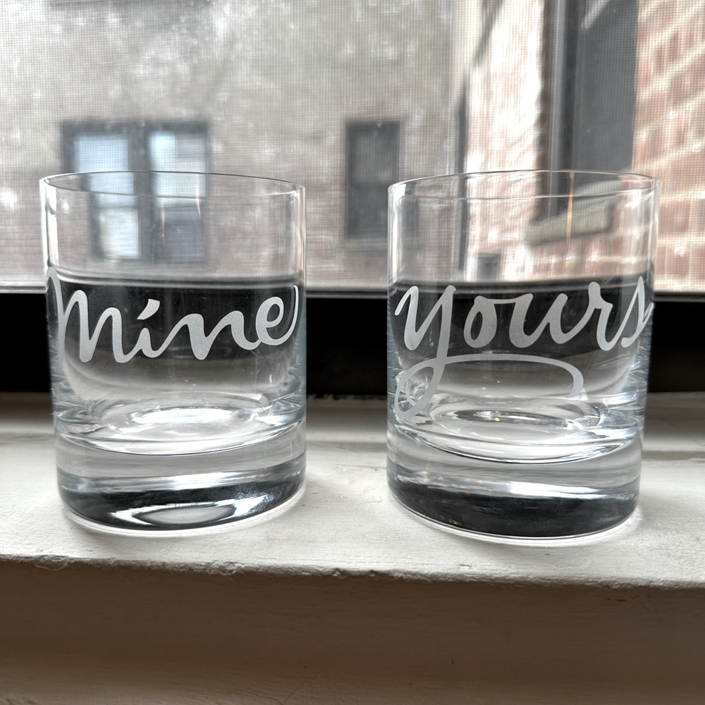 Kate Spade | Two of a Kind Double Old-Fashioned Tumblers, Set of 2